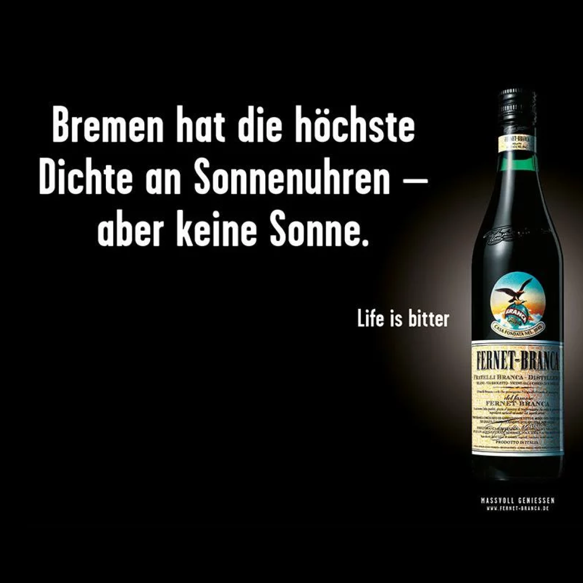 Beispiel Kampagnen-Visual von Fernet Branca: 