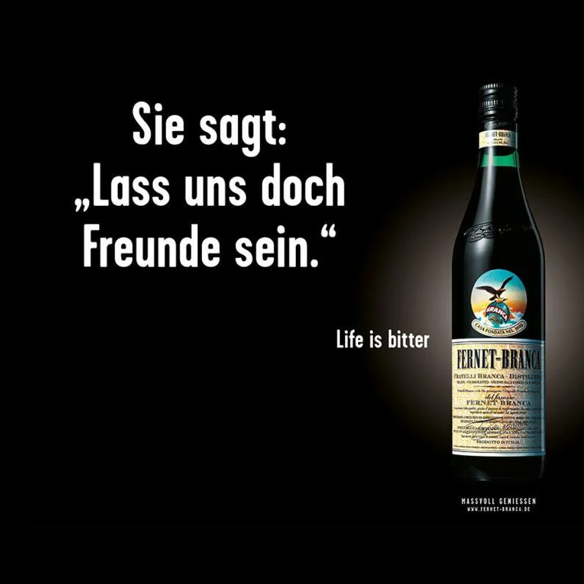 Beispiel Kampagnen-Visual von Fernet Branca: 